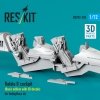 RESKIT RSU72-0235 Rafale B cockpit (Basic edition with 3D decals) for HobbyBoss kit (3D Printed) (1/72)